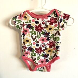 Floral Print Kids One Piece 0-3 Months